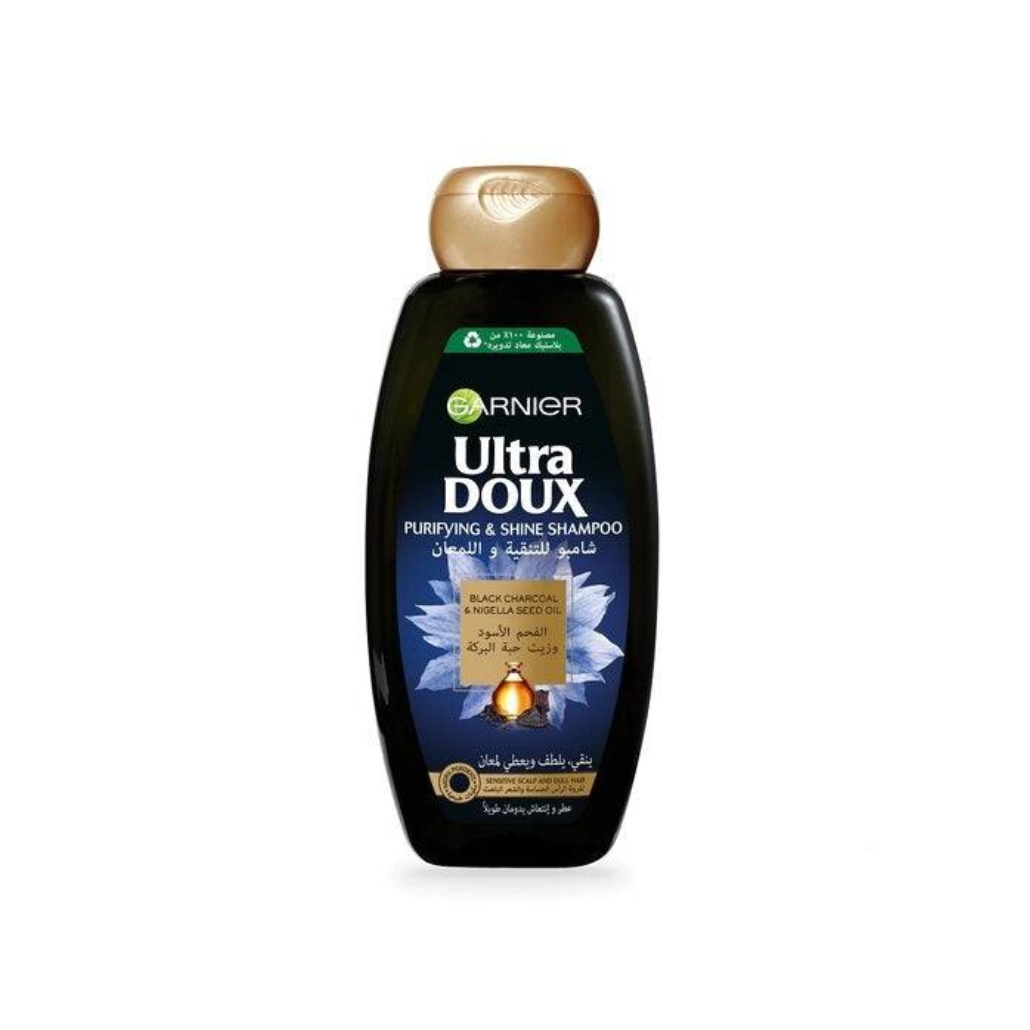 GARNIER ULTRA DOUX PURIFYING & SHINE SHAMPOO 400ML