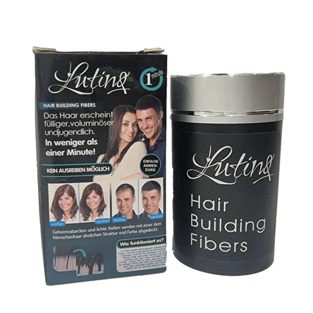 LUTINQ HAIR BUILDING FIBRES (BROWN)-27GM