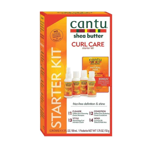CANTU SHEA BUTTER CURL CARE STARTER KIT
