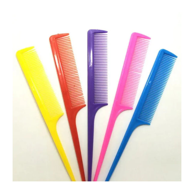 PLASTIC SMALL LONG TOOTH COMB FASHION/PC