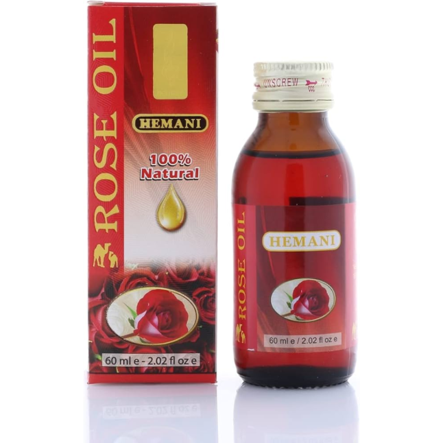 HEMANI 100% NATURAL ROSE OIL 60ML