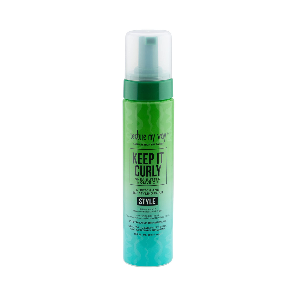 TEXTURE MY WAY KEEP IT CURLY STRETCH AND SET FOAM