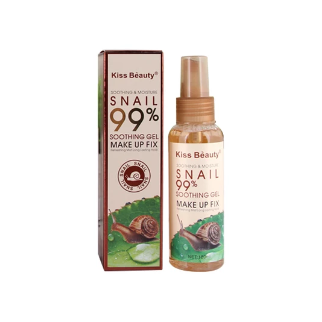 KISS BEAUTY SNAIL 99% SOOTHING GEL MAKE UP FIX