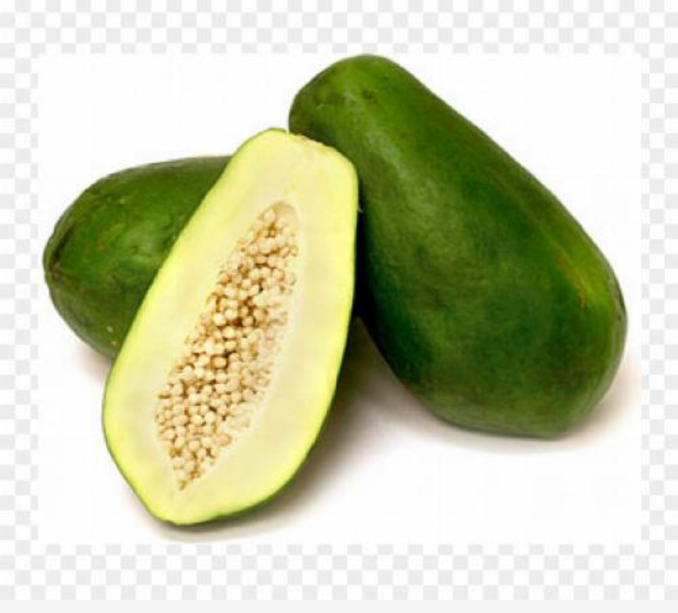 Paw-paw green unripe 1 pc