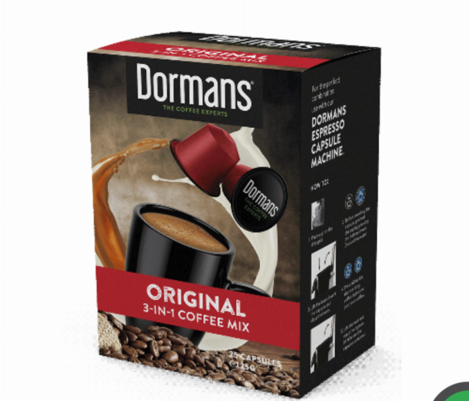 Dormans coffee 3 in 1 classic
Box (180g*12sachets)