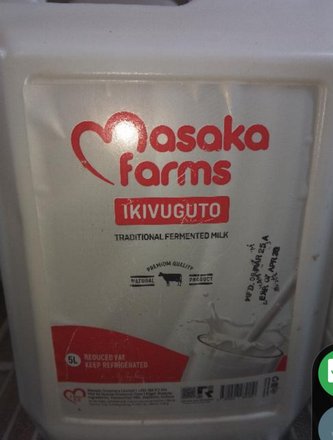 Masaka milk 5L