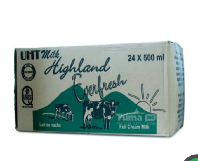 Hightland milk(carton of 24 PCs)