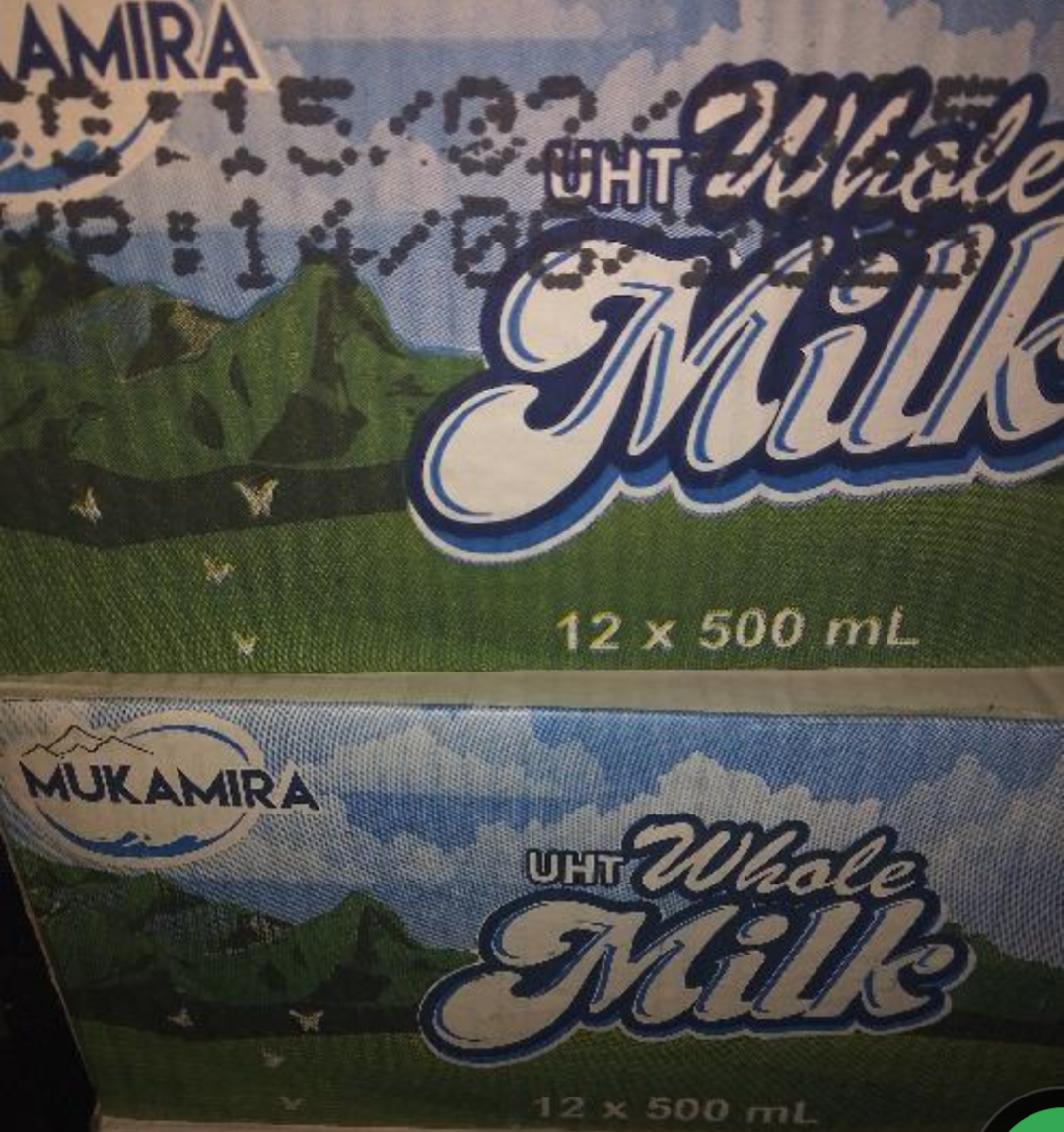 Mukamira whole milk
(Carton of 12pcs*500ml)