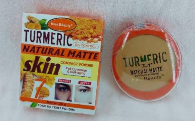 Kiss beauty turmeric natural matter powder