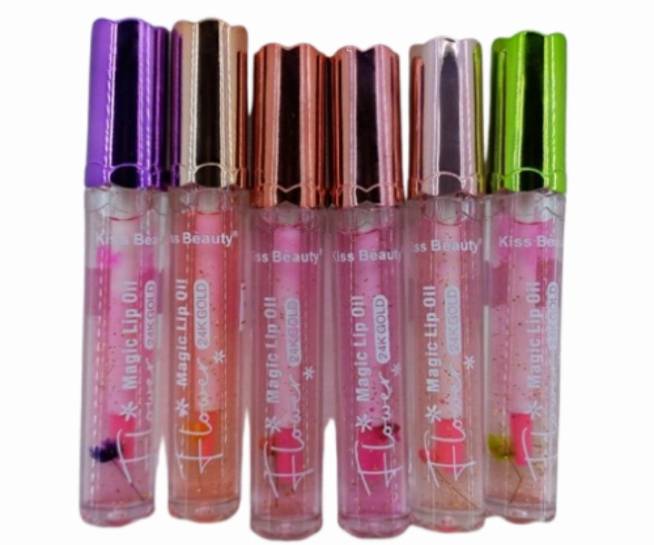 Kiss beauty magic lip oil flower
