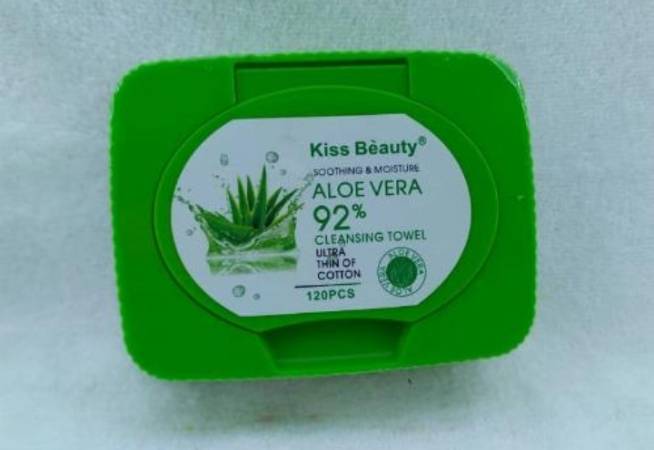 Kiss beauty aloe vera cleansing towel