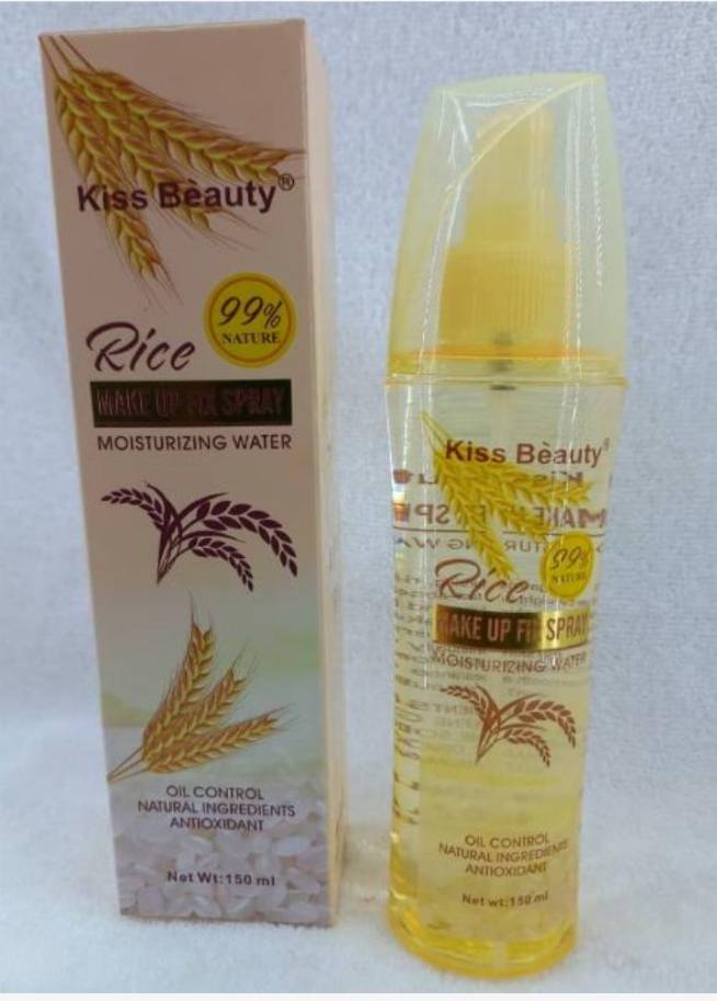 Kiss beauty 99% natural rice makeup fix spray