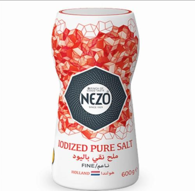 Nezo lodized salt fine 600g