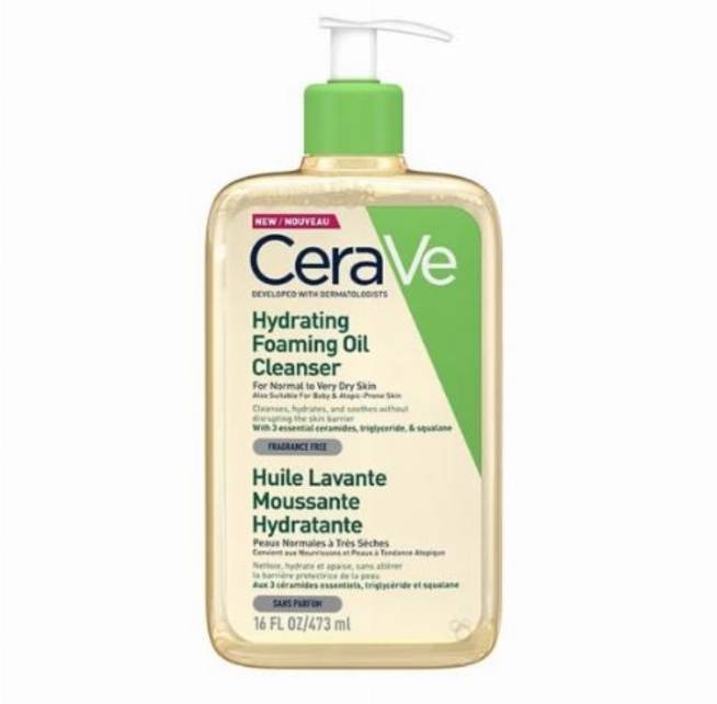 CeraVe hydrating foaming cleanser