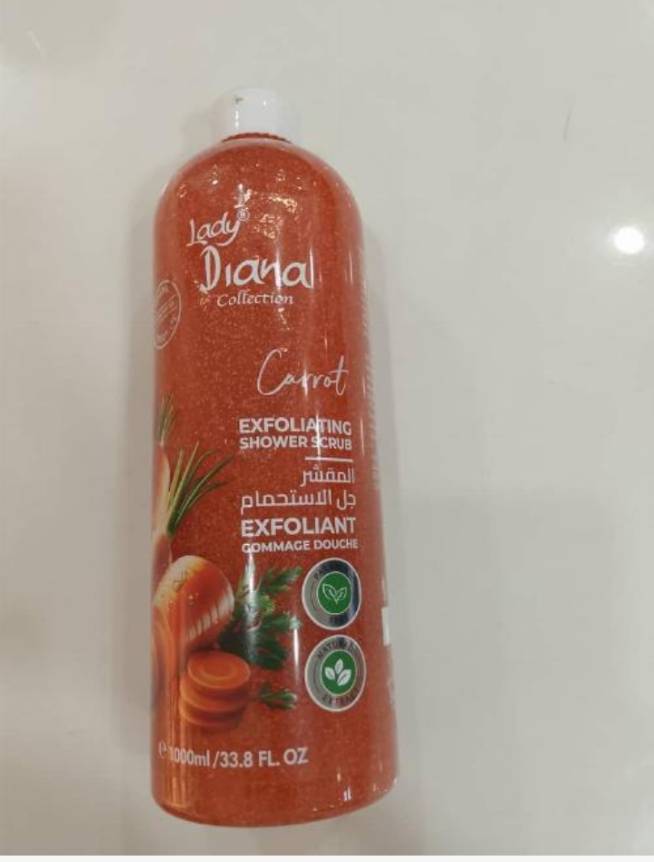 Lady Diana carrots shower gel