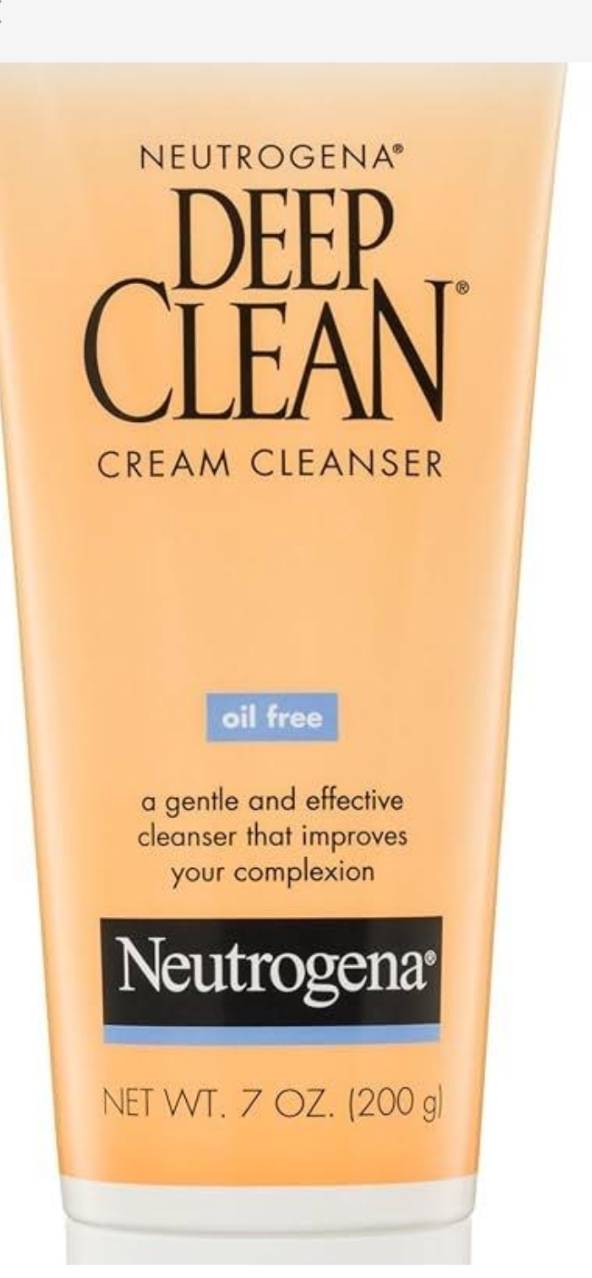 Neutrogena deep clean cream cleanser