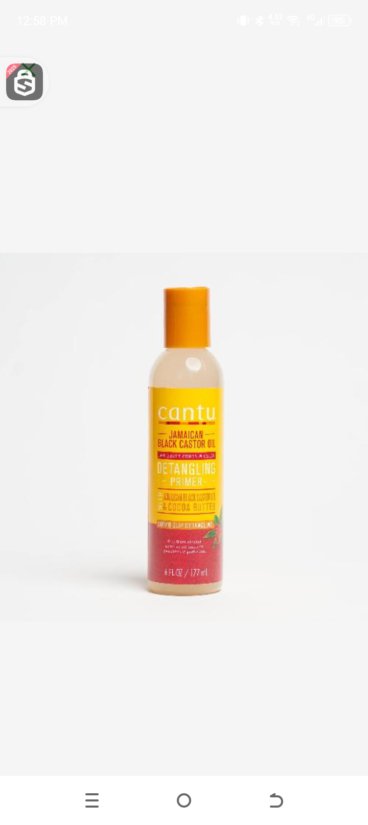 Cantu JBCO detangling primer cocoa butter