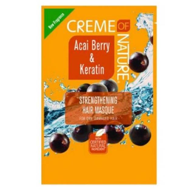 Creme of nature acai berry and keratin hair masque