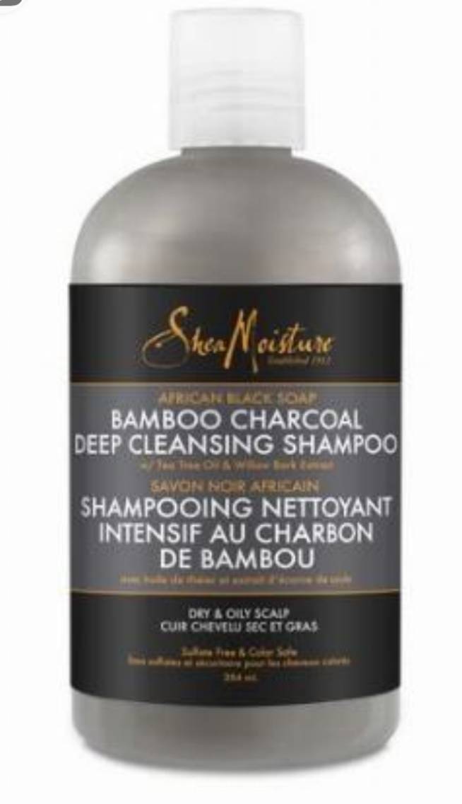 Shea moisturizer bamboo charcoal deep cleansing shampoo