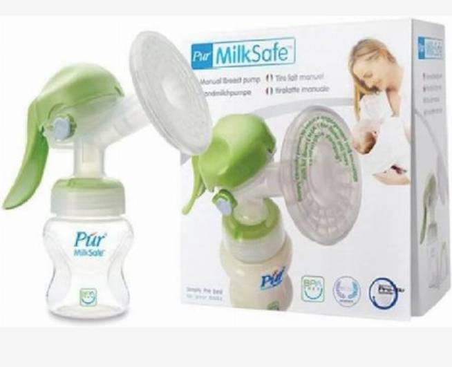 Breast pump manual with wide neck