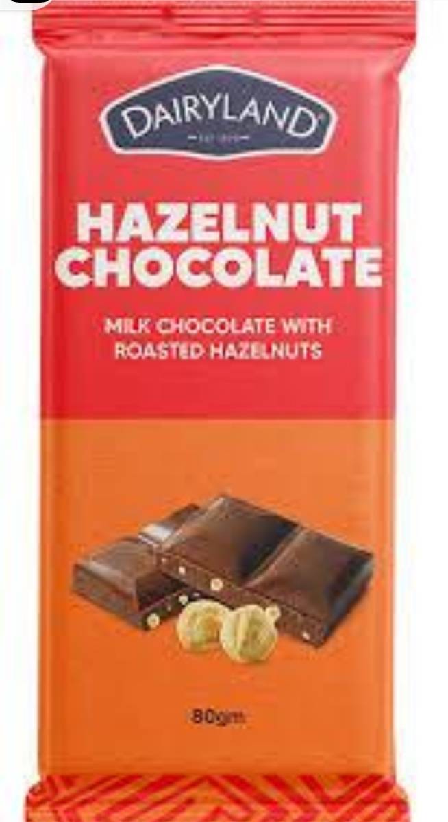 Dairy land real milk hazelnut