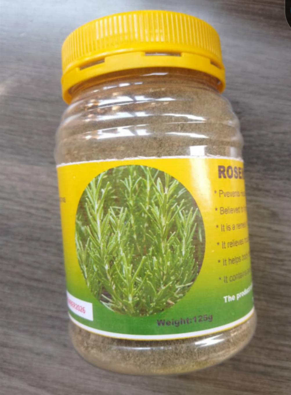 Rosemary powder
