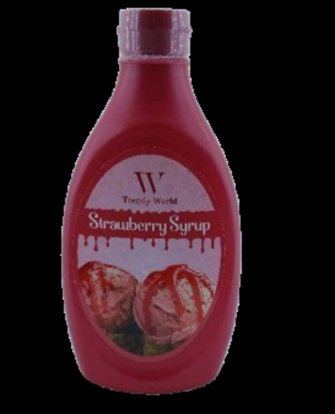 Trendy world strawberry syrup 623gr