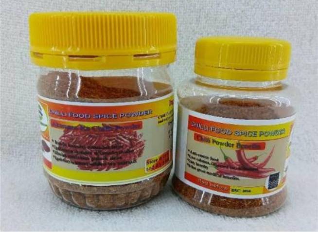 Bacom chili food spice powder