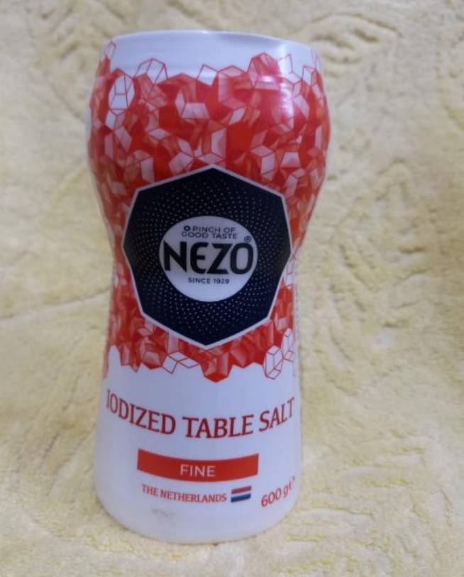 Nezo table salt 600gr