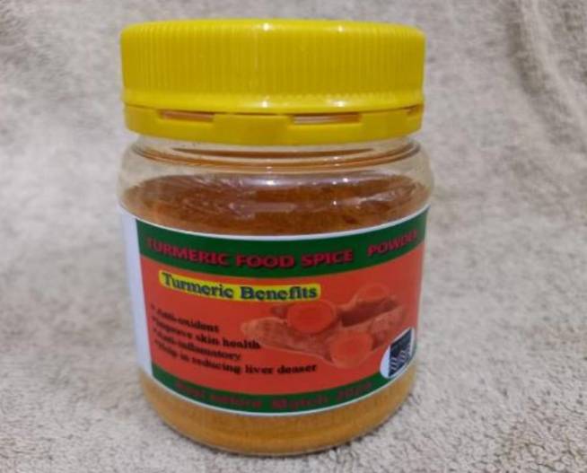 Bacon turmeric food spice powder
