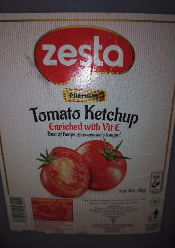 Zesta tomatoes ketchup 5L