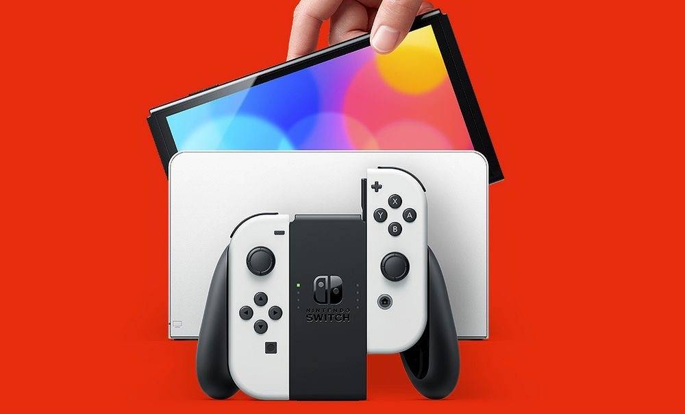 Nintendo Switch – OLED Model w/White Joy-Con