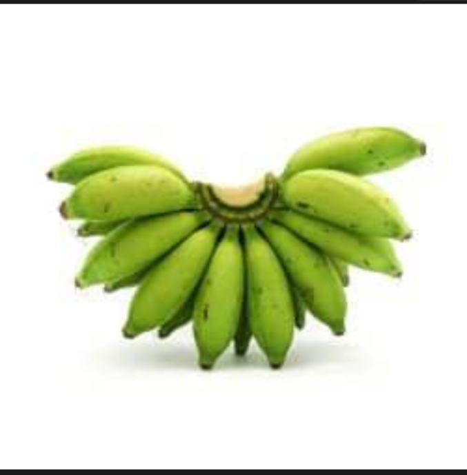 Sweet banana Unripe