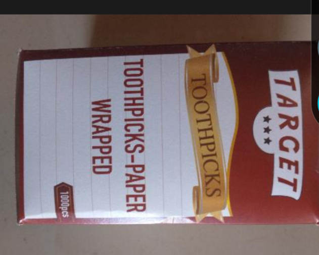 Target toothpicks 100pcs