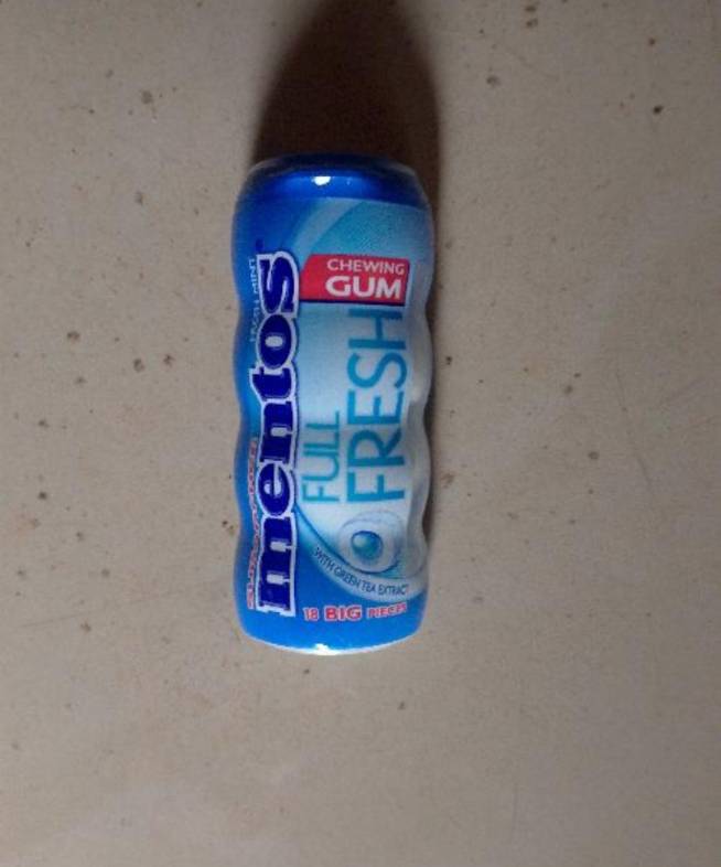 Chewing gum menthos fresh mint