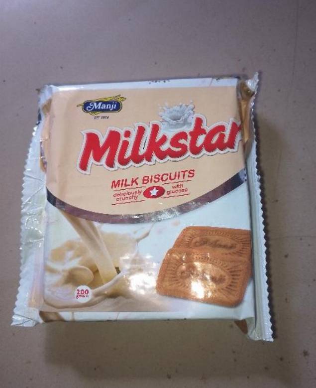 Milk star biscuits