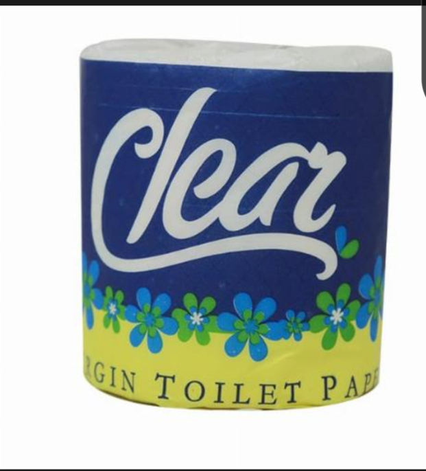 Clean virgin toilet paper