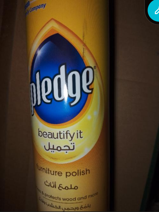 Pledge furniture polish