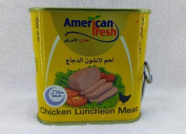 American fresh chicken luncheon meat 320gr