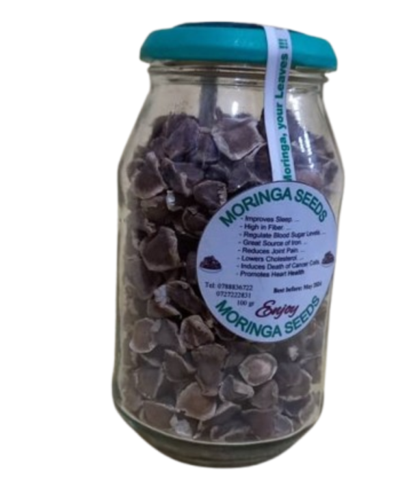 Moringa seeds 100gr. (Zirimbwa zitonoye nturenze 10 ku minsi.