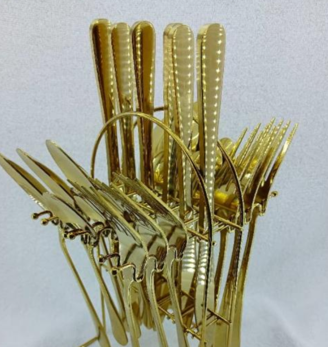 Set of spoon teaspoon and fork