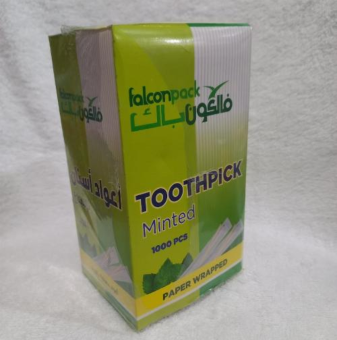 Falconpack toothpicks minted 100pcs