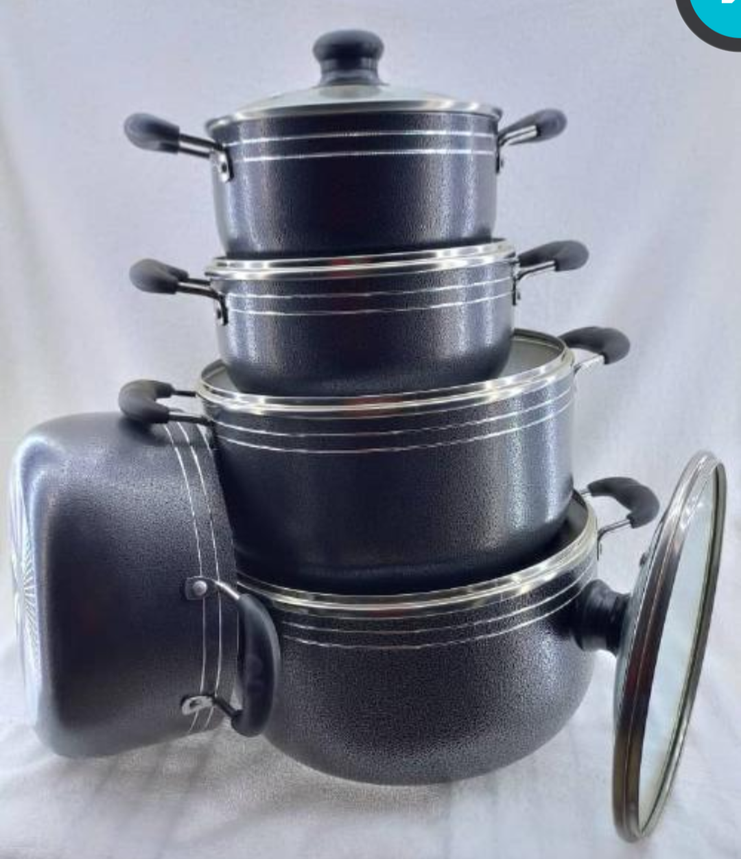 Hot pot casserole set of 5pcs