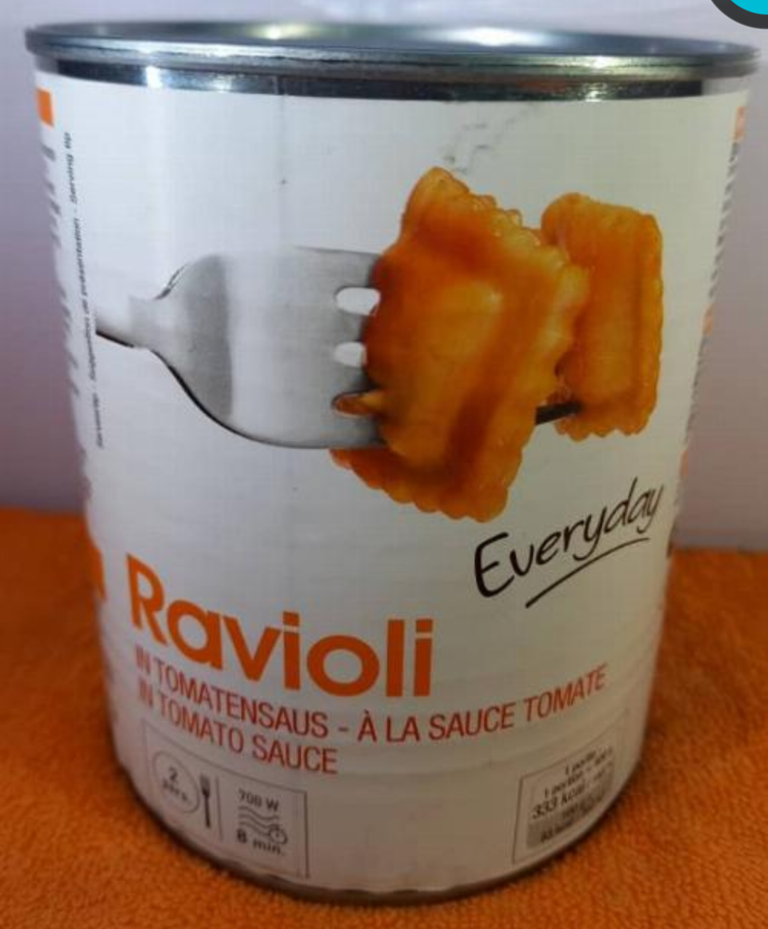 Everyday ravioli in tomato sauce 800gr