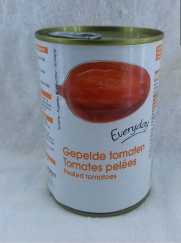 Everyday peeled tomatoes 400gr
