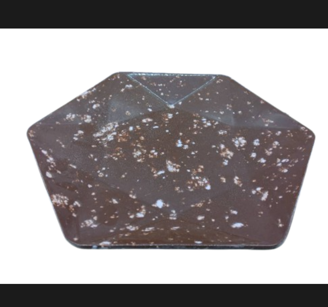 Semi plastic plate