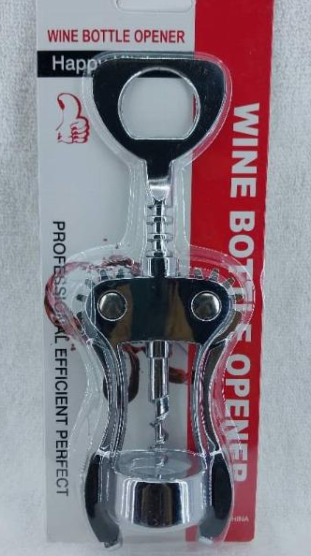 Wine bottle opener