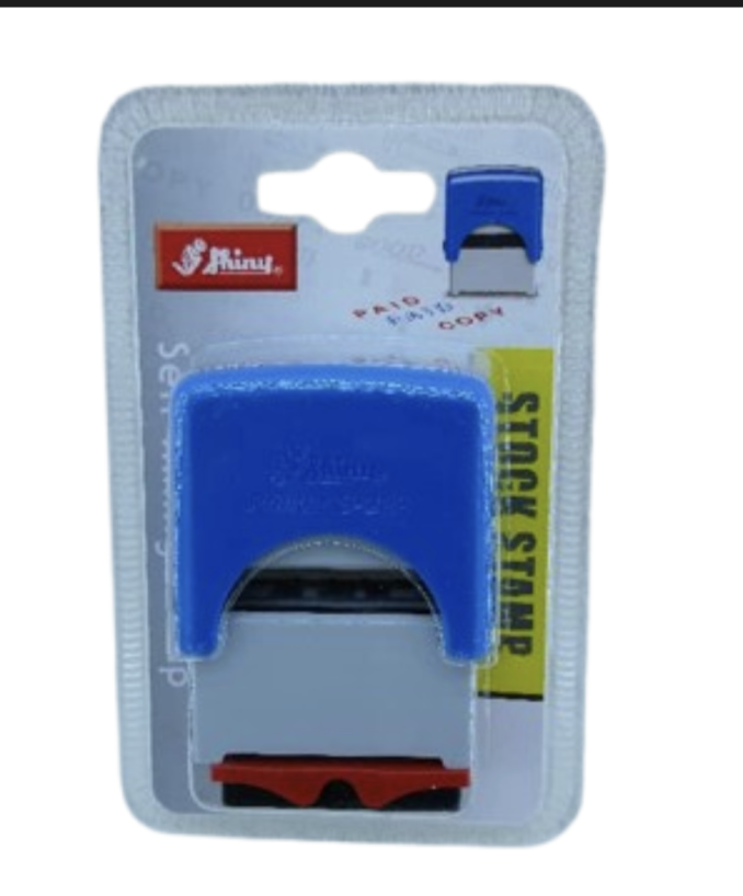 Shiny self inking stamp