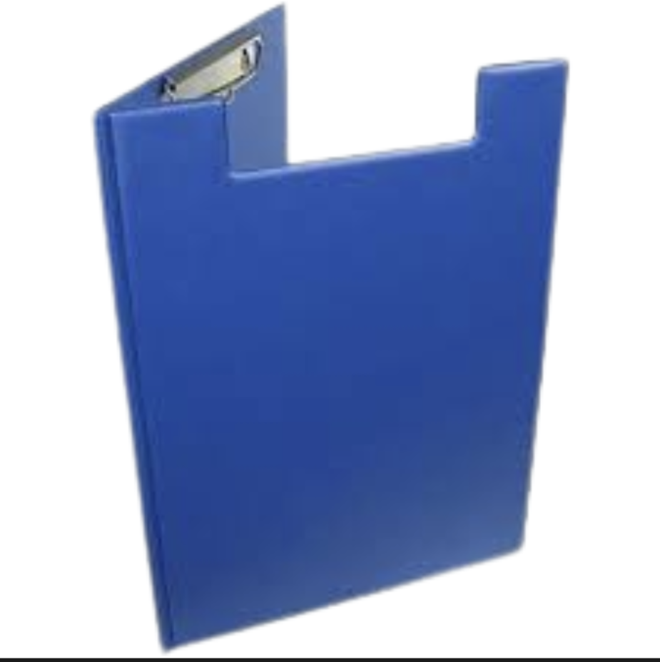Paper clipboard blue