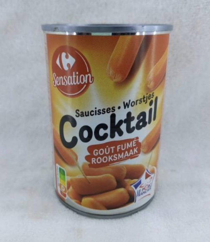 Carefour sensation saucisses cocktail 400gr